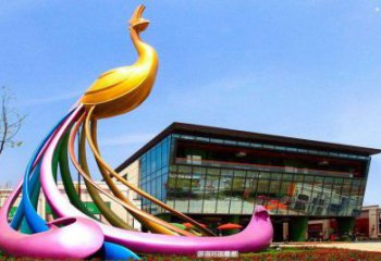 鳳凰雕塑定價，景觀概念，抽象鳳凰雕塑廠家預(yù)定