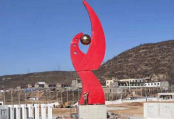 鳳凰雕塑通用，街頭雕塑，幾何抽象鳳凰雕塑標(biāo)準(zhǔn)廠家