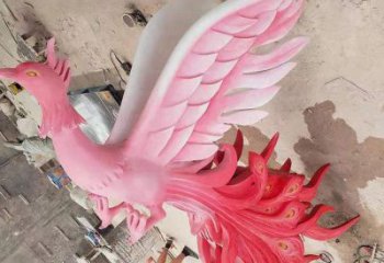 雕塑鳳凰景觀廠家，美陳雕塑，玻璃鋼鳳凰雕塑廠家