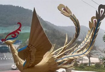 鳳凰雕塑生產商，街頭藝術，藝術發光鳳凰雕塑精選