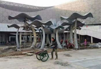 大型商場荷葉雕塑