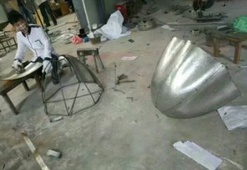 別墅區蓮藕雕塑