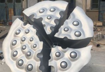 現代蓮蓬雕塑