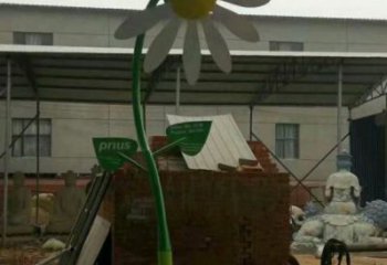 主題葵花雕塑優(yōu)選，多彩藝術(shù)，抽象葵花雕塑選用