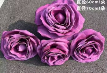 大型商場月季花雕塑