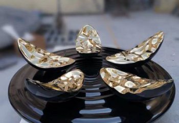 花瓣雕塑制作廠家，城市雕塑，不銹鋼花瓣雕塑生產(chǎn)