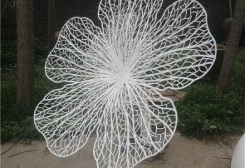 花朵雕塑選定，美陳雕塑，鏤空花朵雕塑常用