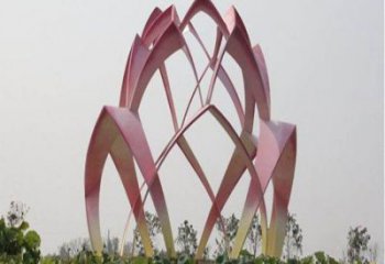 花朵雕塑展品,街頭雕塑,地產郁金香花朵雕塑供需