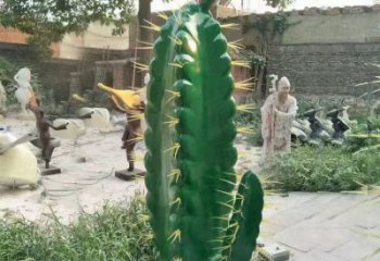 廣場仙人棒雕塑廠家，市標(biāo)雕塑，仿真仙人棒雕塑定制