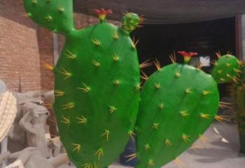 抽象仙人球雕塑