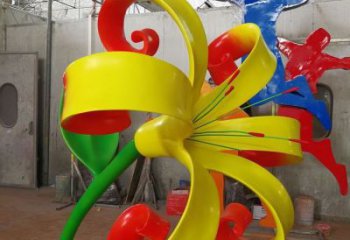 蘭花雕塑批發(fā)，美陳雕塑，不銹鋼蘭花雕塑標(biāo)準(zhǔn)