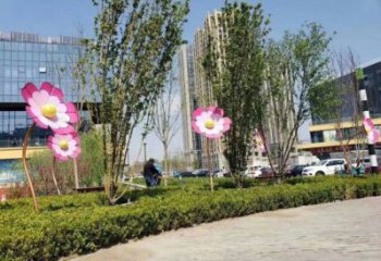 園林金銀花雕塑