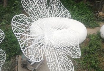 梨花雕塑訂做，鏤空雕塑，不銹鋼梨花雕塑廠家