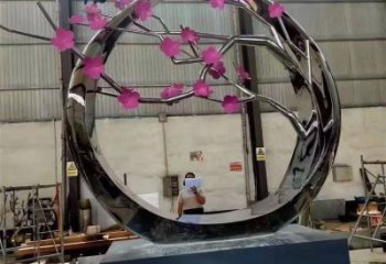 社區(qū)梅花雕塑常用，景觀概念，梅花雕塑異型展品