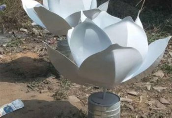 茉莉花雕塑常用，景觀概念，不銹鋼茉莉花雕塑廠家