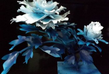 山茶花雕塑服務(wù)商，美陳雕塑，仿真山茶花雕塑廠家