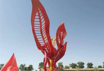 石榴花雕塑選定，景觀雕塑，不銹鋼石榴花雕塑生產商