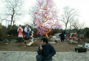 梧桐花雕塑制造廠家，歐式風格，梧桐花雕塑供給