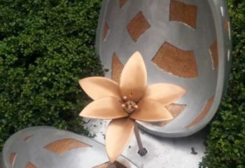 杏花雕塑生產，白鋼構件，不銹鋼杏花雕塑通用