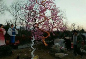 櫻花雕塑選用，鍛造工藝，不銹鋼櫻花雕塑標準廠家