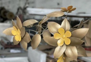 櫻花雕塑制造商，小區擺件，不銹鋼櫻花雕塑制造商