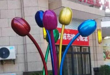 郁金香雕塑提供,多彩藝術,中式郁金香雕塑通用