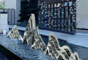 仿真假山雕塑，小區(qū)雕塑，景觀假山雕塑生產(chǎn)廠家