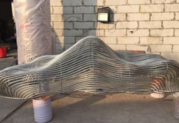 廣場景觀雕塑，假山水景雕塑，抽象效果