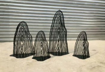 鏤空假山雕塑，仿古景觀雕塑，仿古擺件