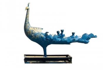 彩繪孔雀雕塑供求，景區案例，景觀仿古孔雀雕塑精選?