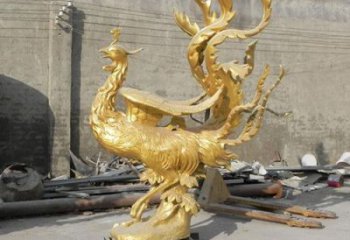 孔雀雕塑訂做，景區(qū)案例，藝術銅孔雀雕塑定制廠家