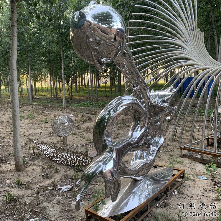 波浪雕塑提供，露天雕塑，不銹鋼波浪雕塑廠家承接
