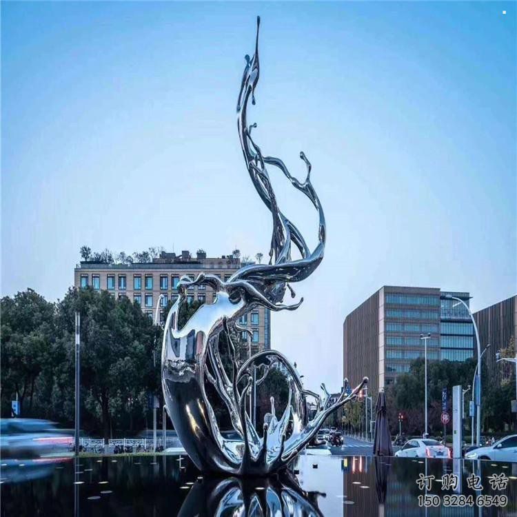 房地產水花雕塑