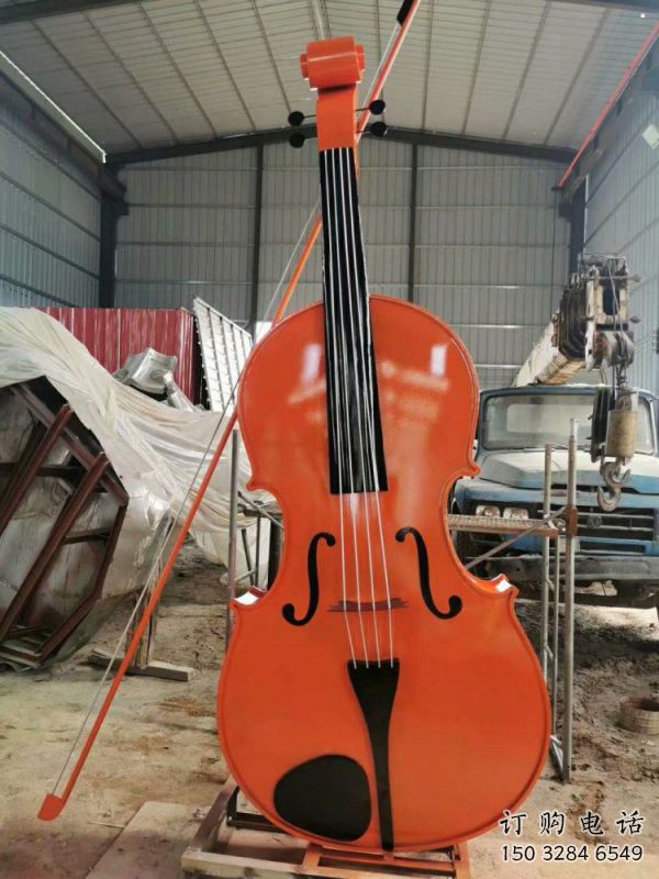 大提琴雕塑常用，公園小品，不銹鋼大提琴雕塑生產(chǎn)商