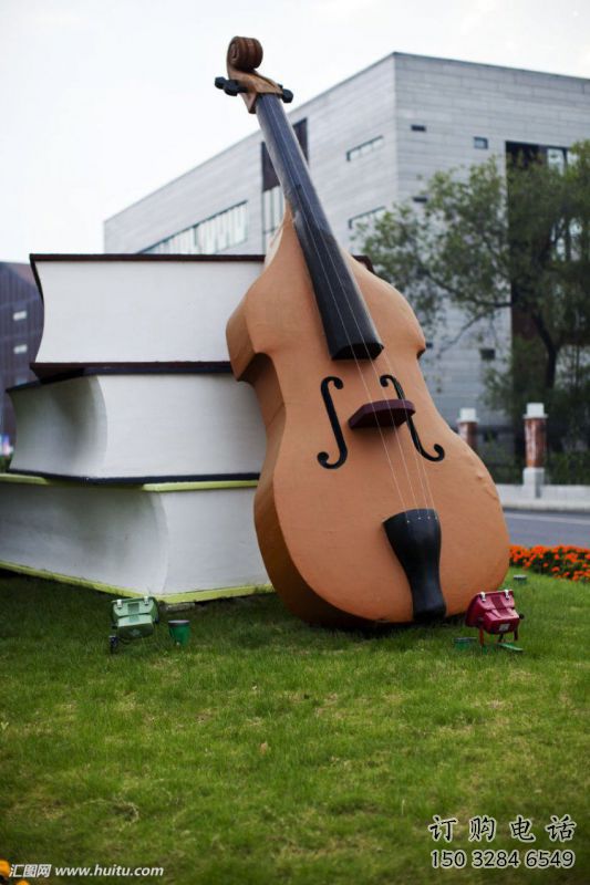 提琴雕塑精選，歐式風格，藝術烤漆提琴雕塑指用