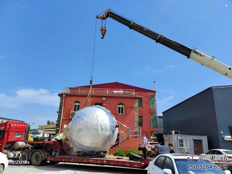 鏡面球雕塑制造商，戶外擺放，不銹鋼球雕塑供應