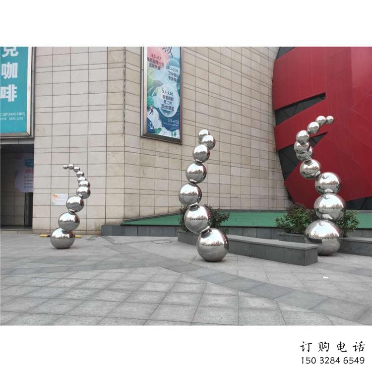 分子球雕塑訂做，公園雕塑，不銹鋼分子球雕塑提供
