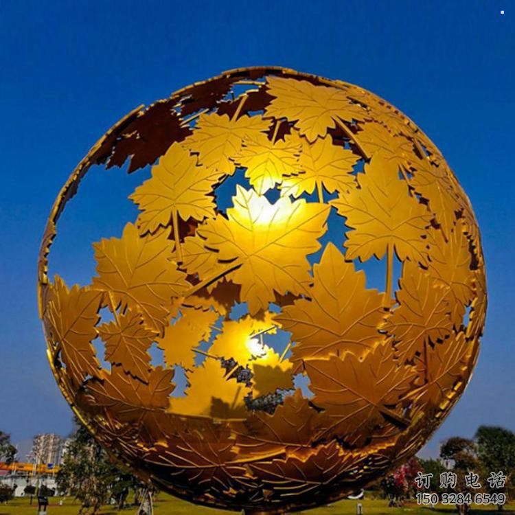 花球雕塑方案，景區雕塑，不銹鋼花球雕塑精選