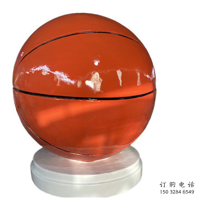 籃球景觀雕塑供應(yīng)，市標(biāo)雕塑，玻璃鋼籃球雕塑生產(chǎn)商