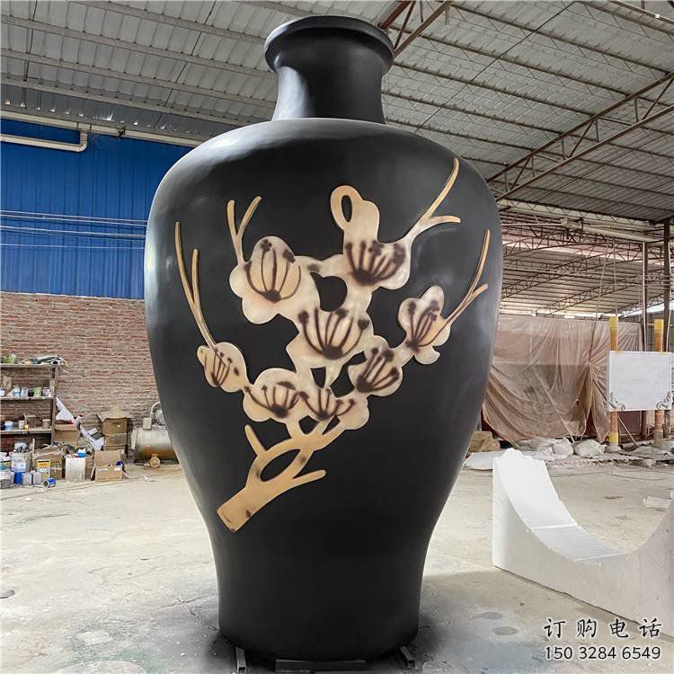 商業街花瓶雕塑