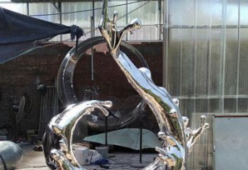 波浪雕塑生產(chǎn)，透雕系列，不銹鋼波浪雕塑生產(chǎn)商