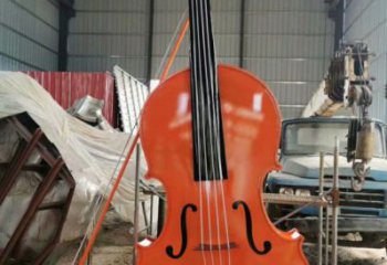 大提琴雕塑常用，公園小品，不銹鋼大提琴雕塑生產商