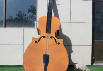 大提琴雕塑精選，街頭藝術，不銹鋼大提琴雕塑承接