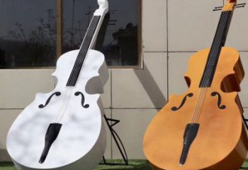 大提琴雕塑造型選用，美陳雕塑，不銹鋼大提琴雕塑標準
