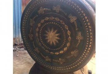 銅鼓雕塑專供，美陳雕塑，廣場銅鼓雕塑預定