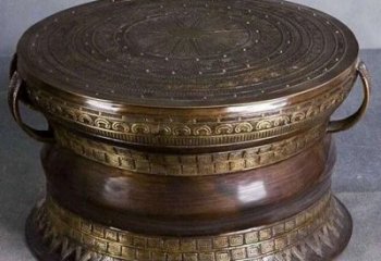 中式銅鼓雕塑定價(jià)，街頭雕塑，銅鼓雕塑制作精選