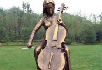 彈古箏雕塑供求，景區案例，民俗人物雕塑精選