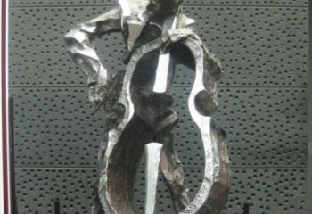 提琴雕塑供需，多彩藝術(shù)，不銹鋼提琴雕塑制造商