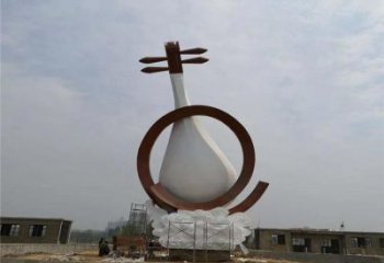 小提琴雕塑專供，露天雕塑，不銹鋼小提琴雕塑選用