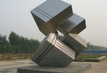 幾何體雕塑精選，室外雕塑，不銹鋼幾何體雕塑選定